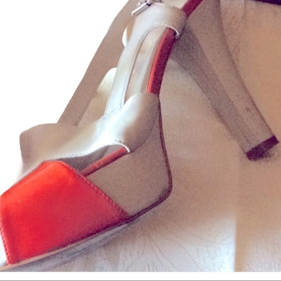 FREE IN U BUNDLE Orange/cream shoesSIZE 8.5 - Picture 9 of 9